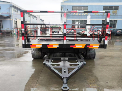 30T重型平板拖車 帶活動(dòng)插裝立柱工具拖車2I.jpg