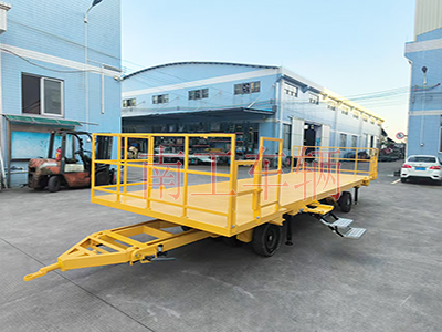 10噸平板拖車前后帶護欄型全掛車I.jpg