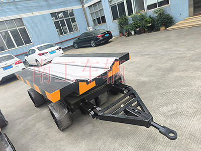 25噸V字重型鋼卷平板拖車(chē) 牽引全掛車(chē)2I.jpg